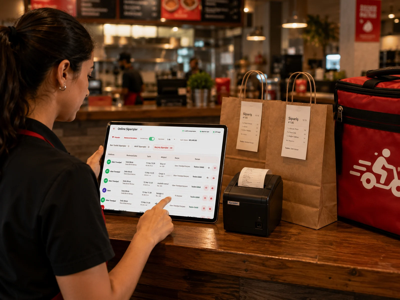 Paket Servis entegrasyon desteği