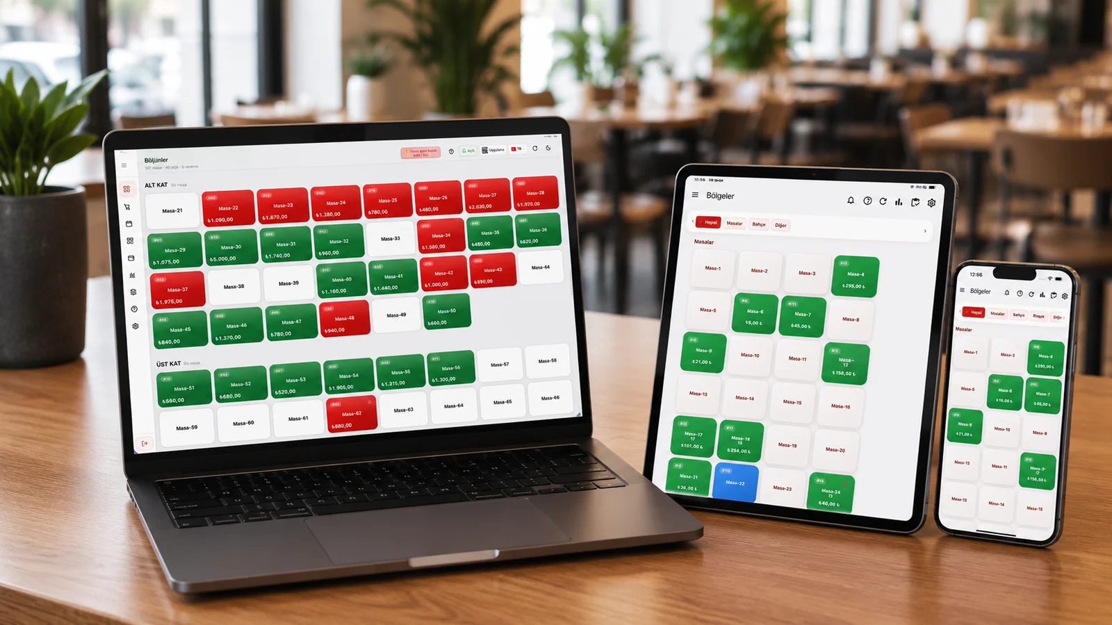 Platform Bağımsız POS (Win/Mac/iOS)