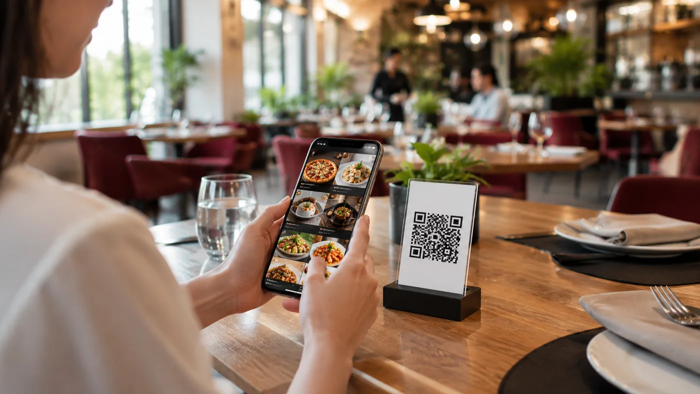 RoxPos QR menü ile telefondan sipariş ve garson çağırma
